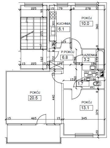 Mieszkanie 3-pokojowe Kraków Podgórze Duchackie, ul. Stanisława Stojałowskiego. Zdjęcie 20