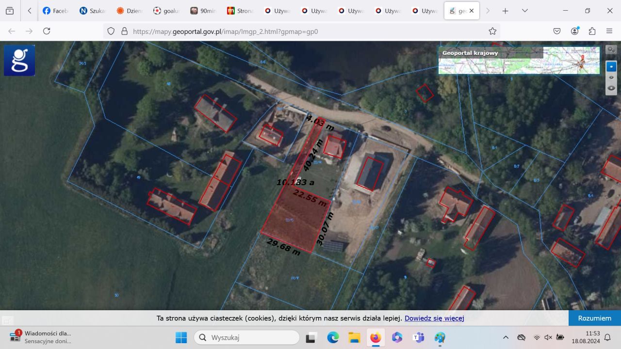 Działka budowlana Łaśmiady. Zdjęcie 9