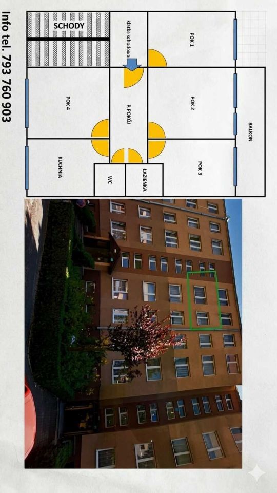 Mieszkanie 4-pokojowe Jelenia Góra Zabobrze. Zdjęcie 8