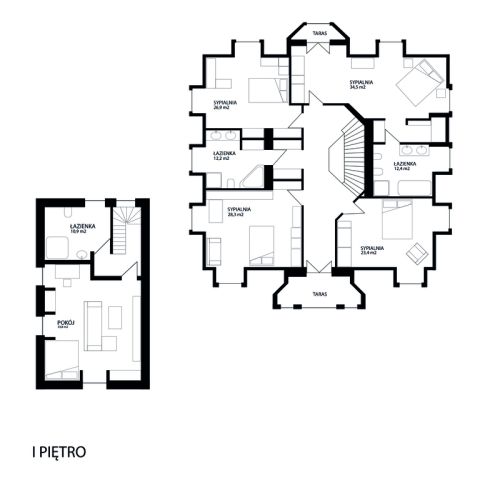 dom wolnostojący, 6 pokoi Warszawa Wawer. Zdjęcie 19