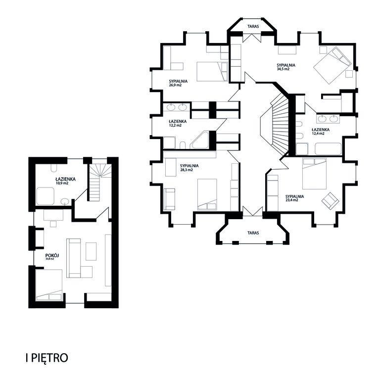 dom wolnostojący, 6 pokoi Warszawa Wawer. Zdjęcie 19