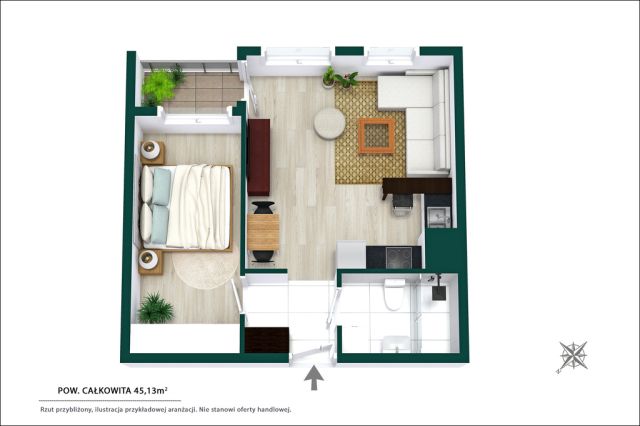 Mieszkanie 2-pokojowe Warszawa Białołęka, ul. Anastazego Kowalczyka. Zdjęcie 38