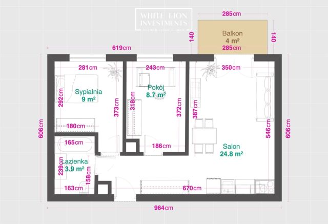 Mieszkanie 3-pokojowe Warszawa Ursus, ul. Posag 7 Panien. Zdjęcie 18
