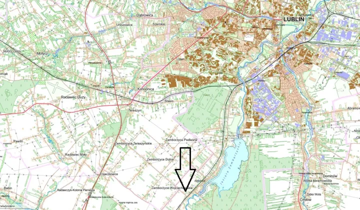 Działka budowlana Lublin Zemborzyce, ul. Tęczowa