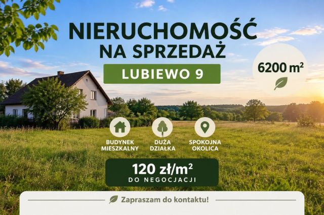 Działka budowlana Lubiewo. Zdjęcie 1