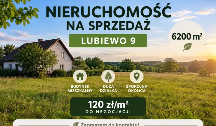 Działka budowlana Lubiewo