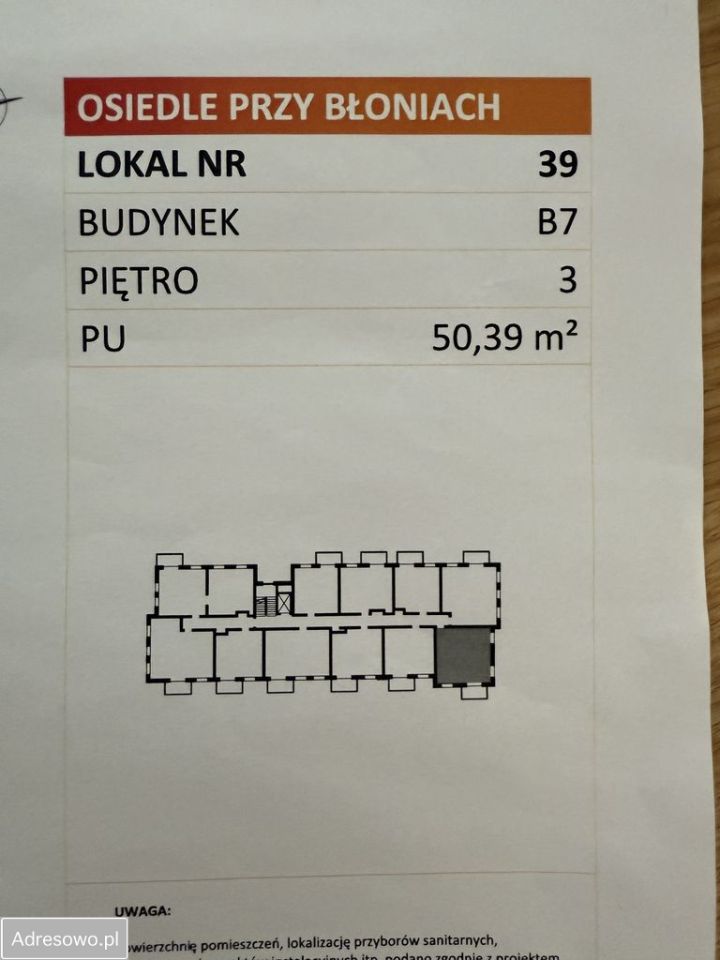 Mieszkanie 3-pokojowe Rumia, ul. Błoń Janowskich