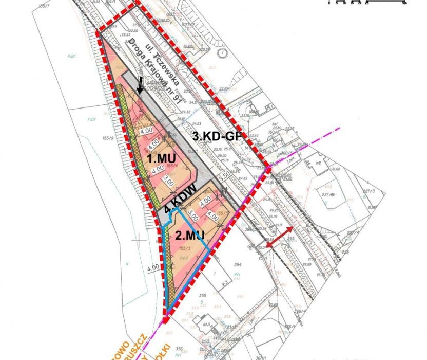 Działka budowlana Łęgowo, ul. Tczewska. Zdjęcie 3