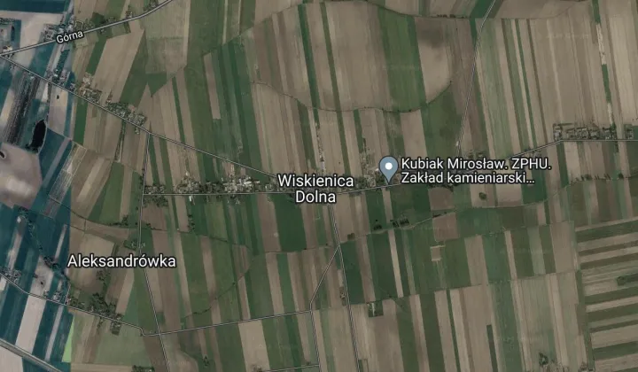 Działka rolna Wiskienica Dolna