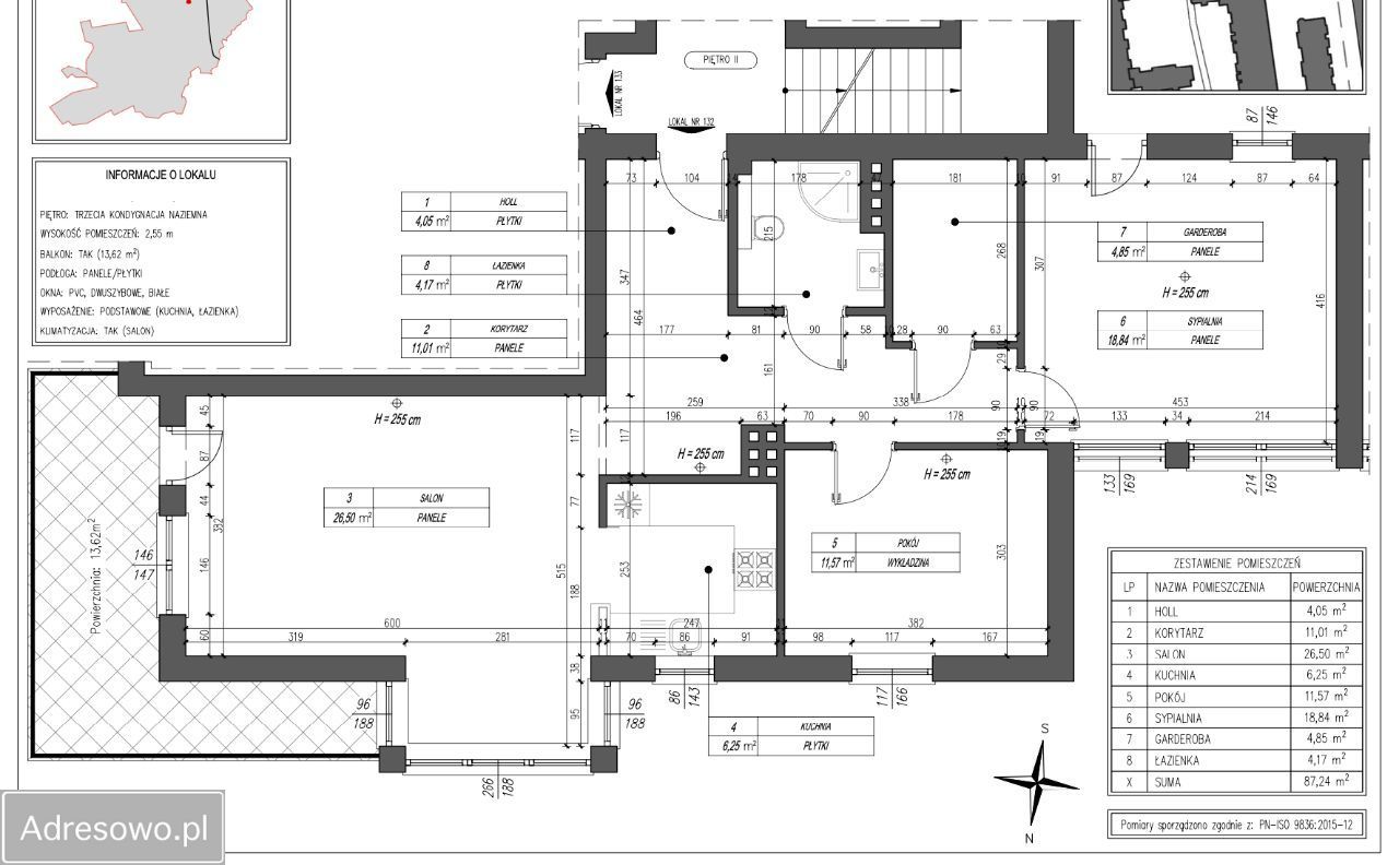 Mieszkanie 3-pokojowe Piaseczno, ul. Młynarska. Zdjęcie 13