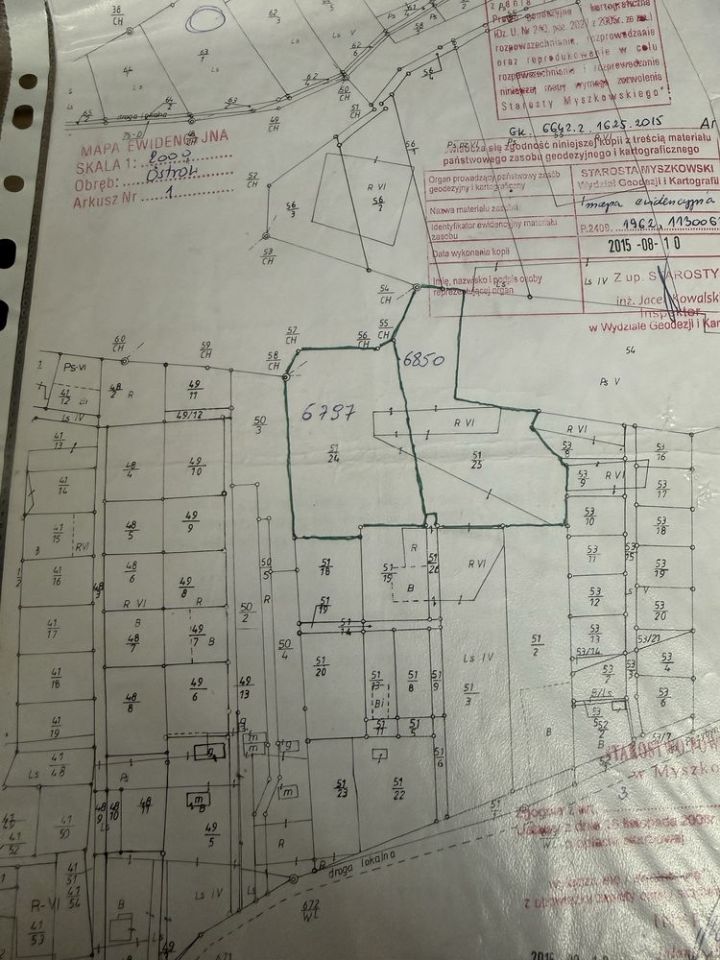 Działka leśna Ostrów. Zdjęcie 2