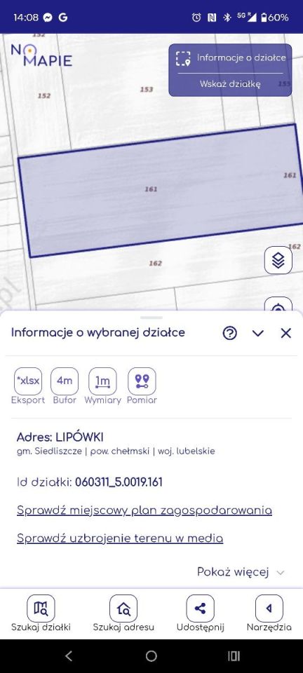 Działka rolna Lipówki. Zdjęcie 2
