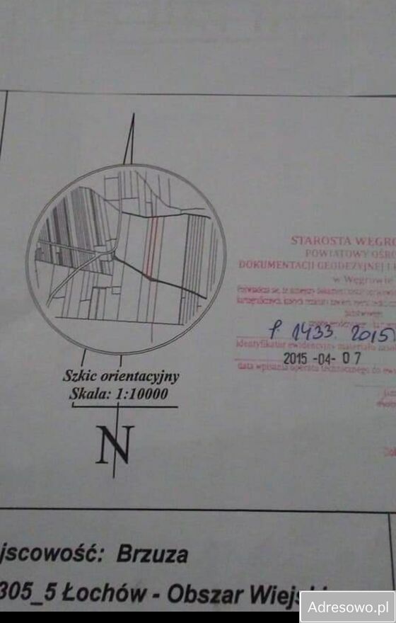 Działka budowlana Brzuza. Zdjęcie 3