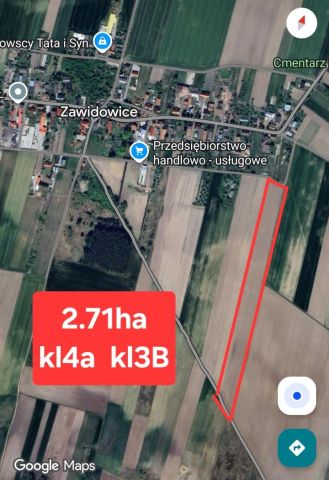 Działka rolna Zawidowice. Zdjęcie 1