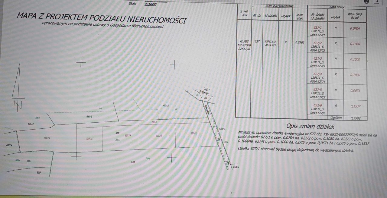 Działka budowlana Wielkie Drogi