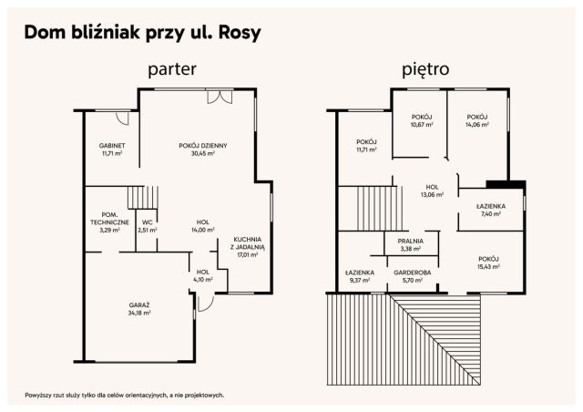 bliźniak, 6 pokoi Warszawa Wilanów, ul. Rosy. Zdjęcie 18