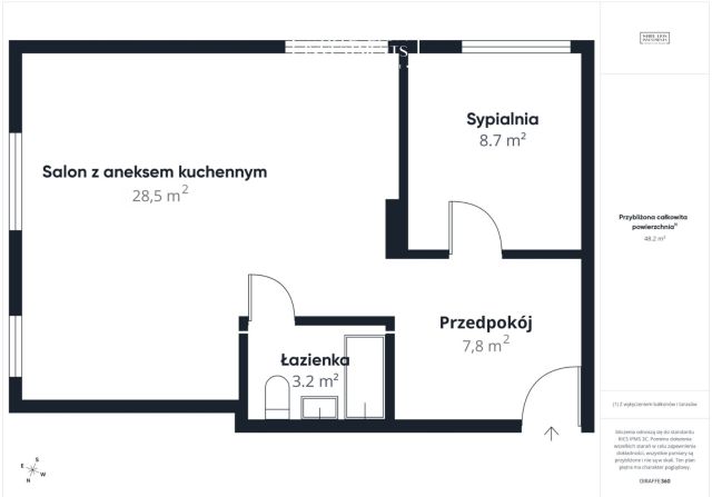 Mieszkanie 2-pokojowe Warszawa Wola, ul. Dzielna. Zdjęcie 14