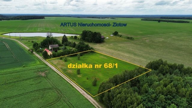 Działka budowlana Krzywa Wieś. Zdjęcie 2