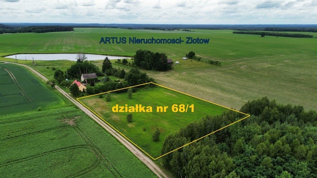 Działka budowlana Krzywa Wieś. Zdjęcie 2