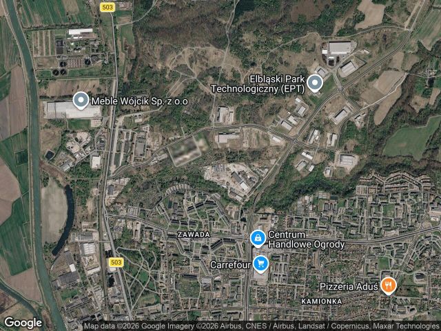 Działka inwestycyjna Elbląg, ul. Pułkownika Stanisława Dąbka. Zdjęcie 1