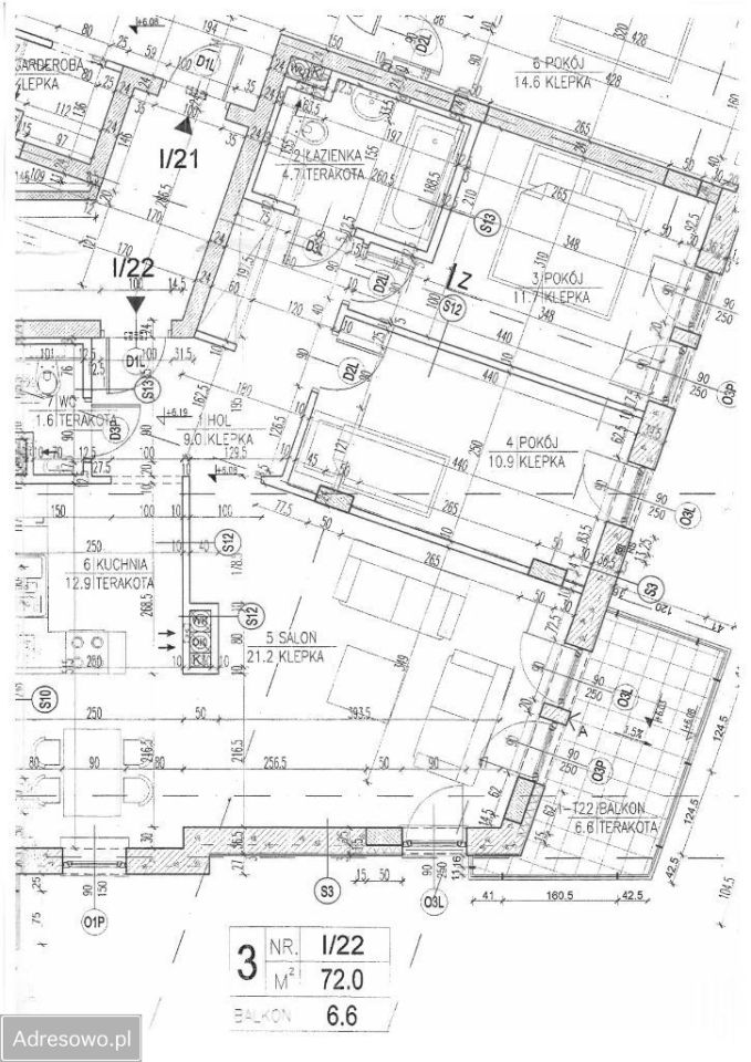 Mieszkanie 3-pokojowe Warszawa Wilanów, ul. św. Urszuli Ledóchowskiej. Zdjęcie 14