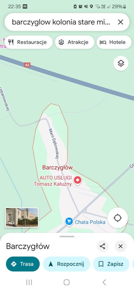 Działka budowlana Barczygłów