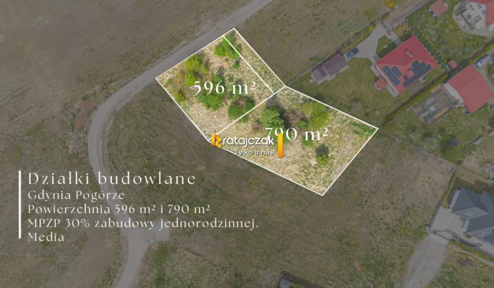 Działka budowlana Pogórze Pogórze, ul. Władysława Reymonta