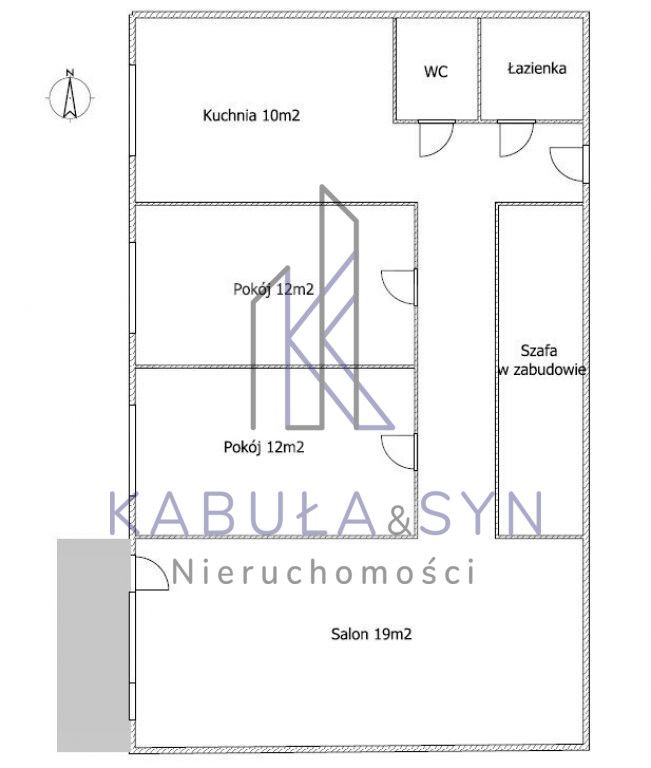 Mieszkanie 3-pokojowe Bydgoszcz Osowa Góra, ul. Wielorybia. Zdjęcie 3