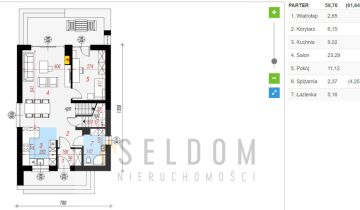 dom wolnostojący, 6 pokoi Domecko