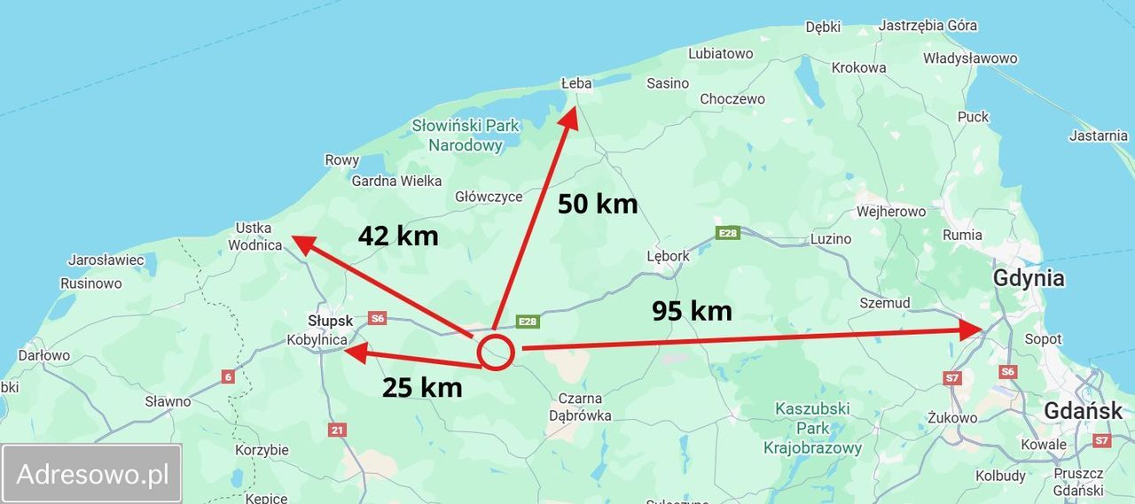 Działka budowlana Łupawa. Zdjęcie 3