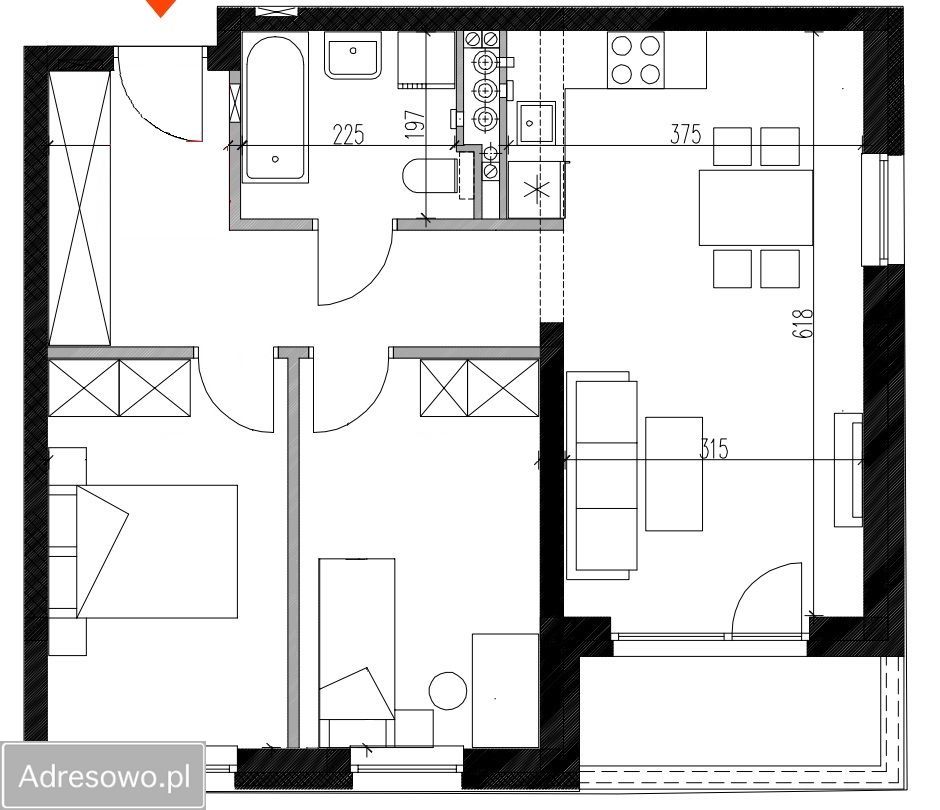 Mieszkanie 3-pokojowe Ropczyce, ul. Józefa Mehoffera. Zdjęcie 2