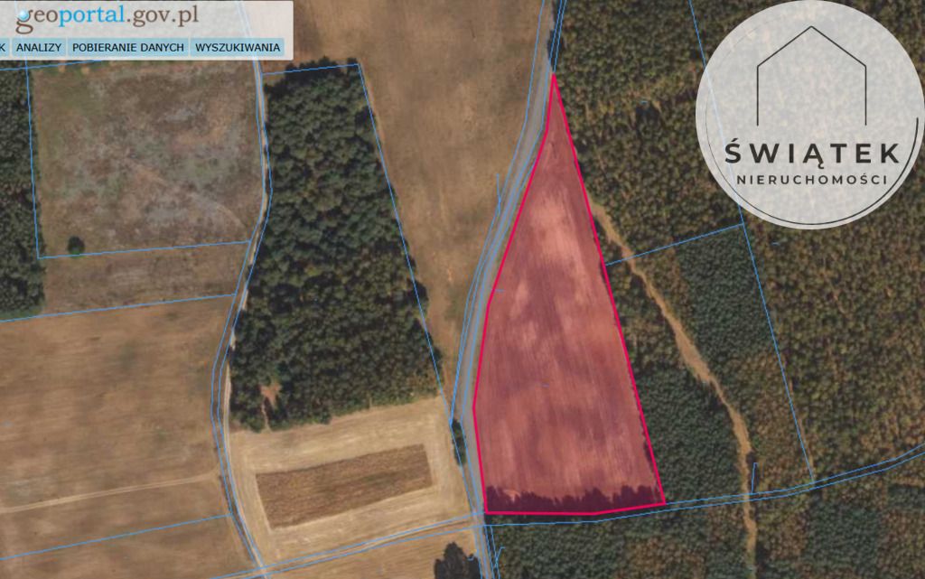 Działka budowlana Rogowo. Zdjęcie 2