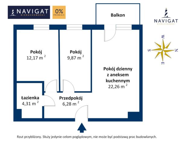 Mieszkanie 3-pokojowe Gdańsk Letnica, ul. Letnicka. Zdjęcie 17
