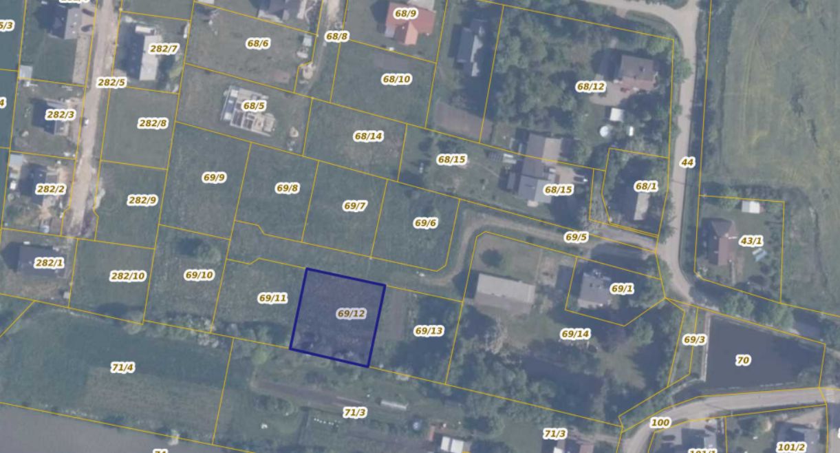 Działka budowlana Kolnik, Orzechowa