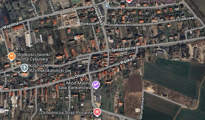 Działka budowlana Grębocice, ul. Pocztowa13