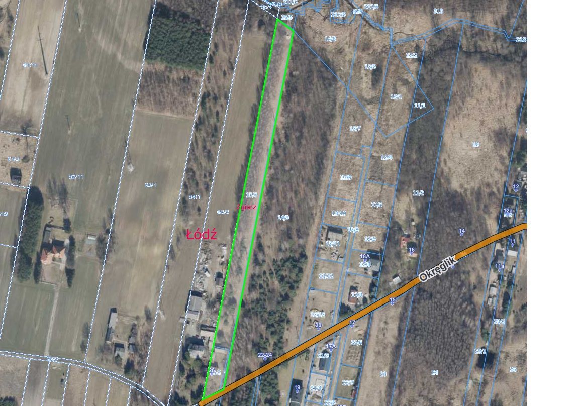 Działka rolno-budowlana Zgierz Okręglik, ul. Okręglik. Zdjęcie 8