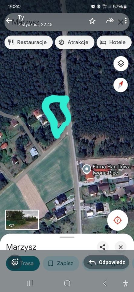 Działka budowlana Marzysz. Zdjęcie 1