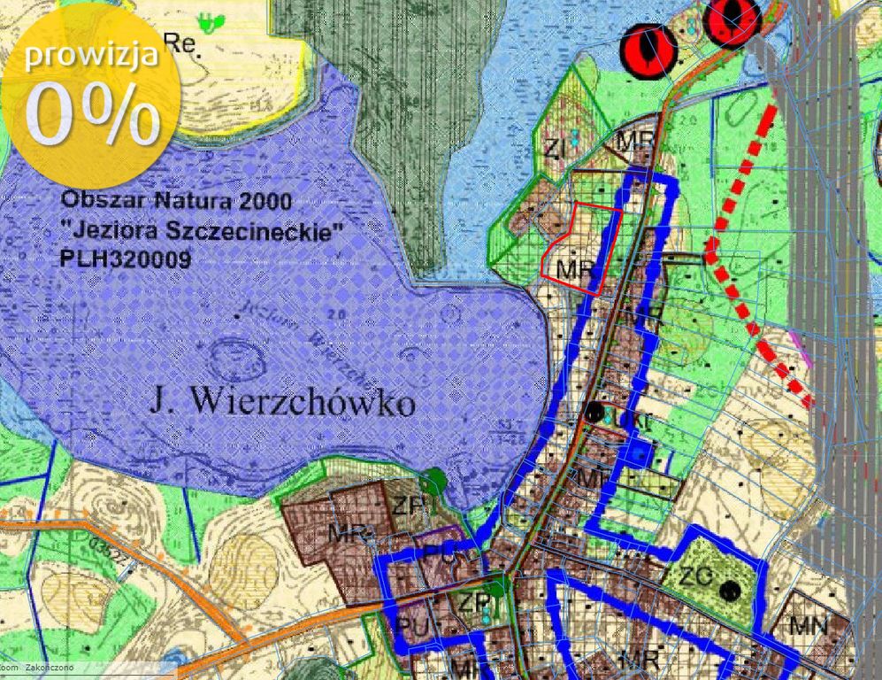 Działka budowlana Wierzchowo. Zdjęcie 10