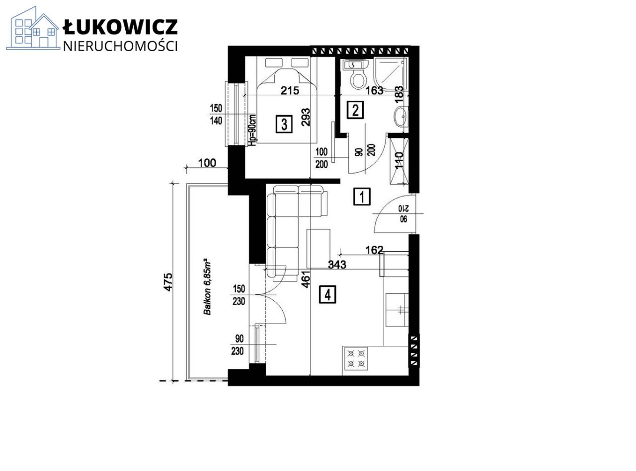 Mieszkanie 2-pokojowe Czechowice-Dziedzice Brzeziny. Zdjęcie 13