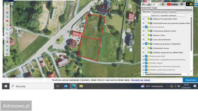 Działka budowlana Krasne. Zdjęcie 1