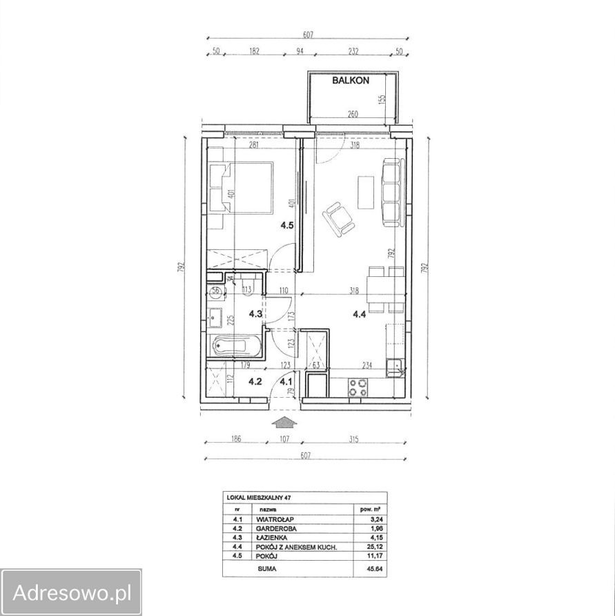 Mieszkanie 2-pokojowe Kraków Podgórze Duchackie, ul. Łużycka. Zdjęcie 5