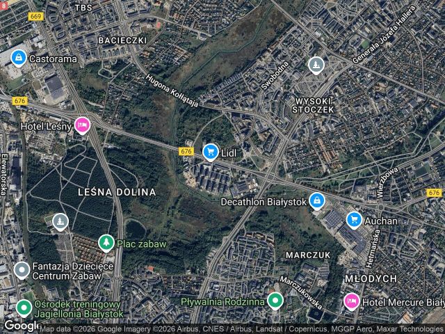 Mieszkanie 3-pokojowe Białystok Wysoki Stoczek, pl. Jana Pawła II. Zdjęcie 1