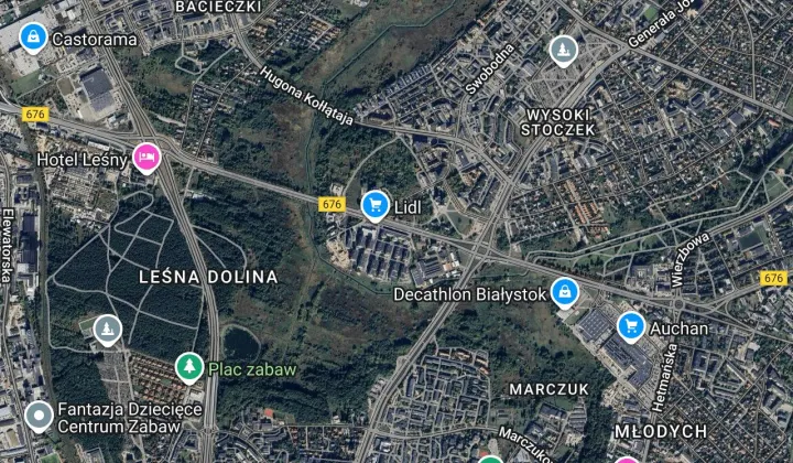 Mieszkanie 3-pokojowe Białystok Wysoki Stoczek, pl. Jana Pawła II