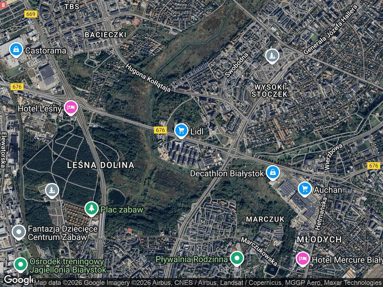 Mieszkanie 3-pokojowe Białystok Wysoki Stoczek, pl. Jana Pawła II