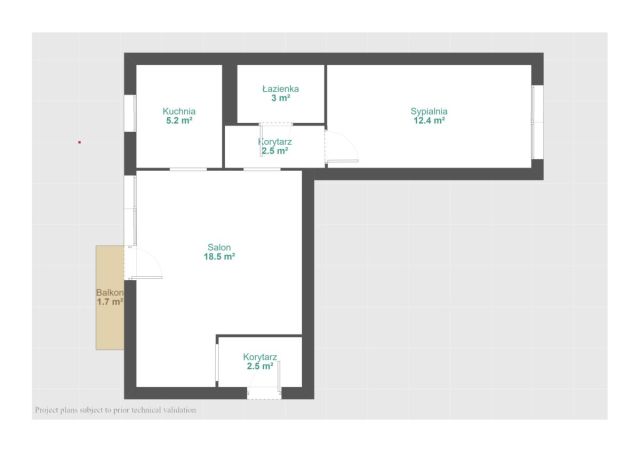 Mieszkanie 2-pokojowe Poznań Dębiec, ul. Osinowa. Zdjęcie 11