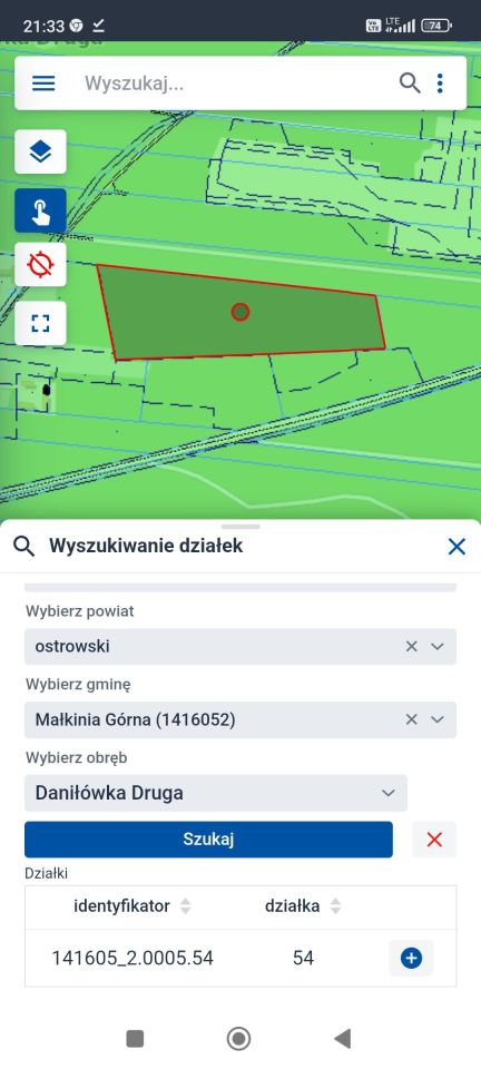 Działka leśna Daniłówka Druga. Zdjęcie 7