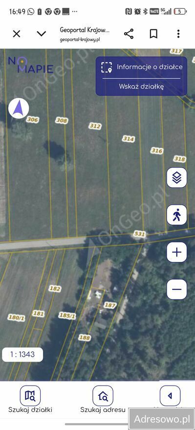 Działka budowlana Glina. Zdjęcie 5