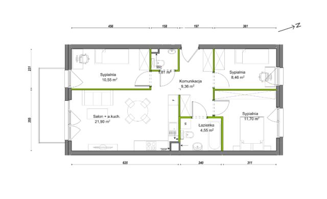 Mieszkanie 4-pokojowe Wrocław Ołtaszyn, ul. Orawska. Zdjęcie 8