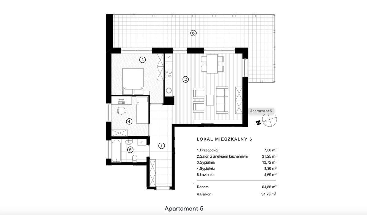 Mieszkanie 3-pokojowe Kraków, ul. Anny Libera. Zdjęcie 13