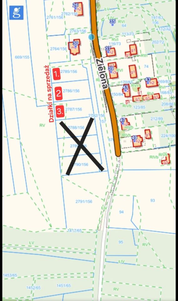 Działka budowlana Kotórz Mały, ul. Zielona. Zdjęcie 2